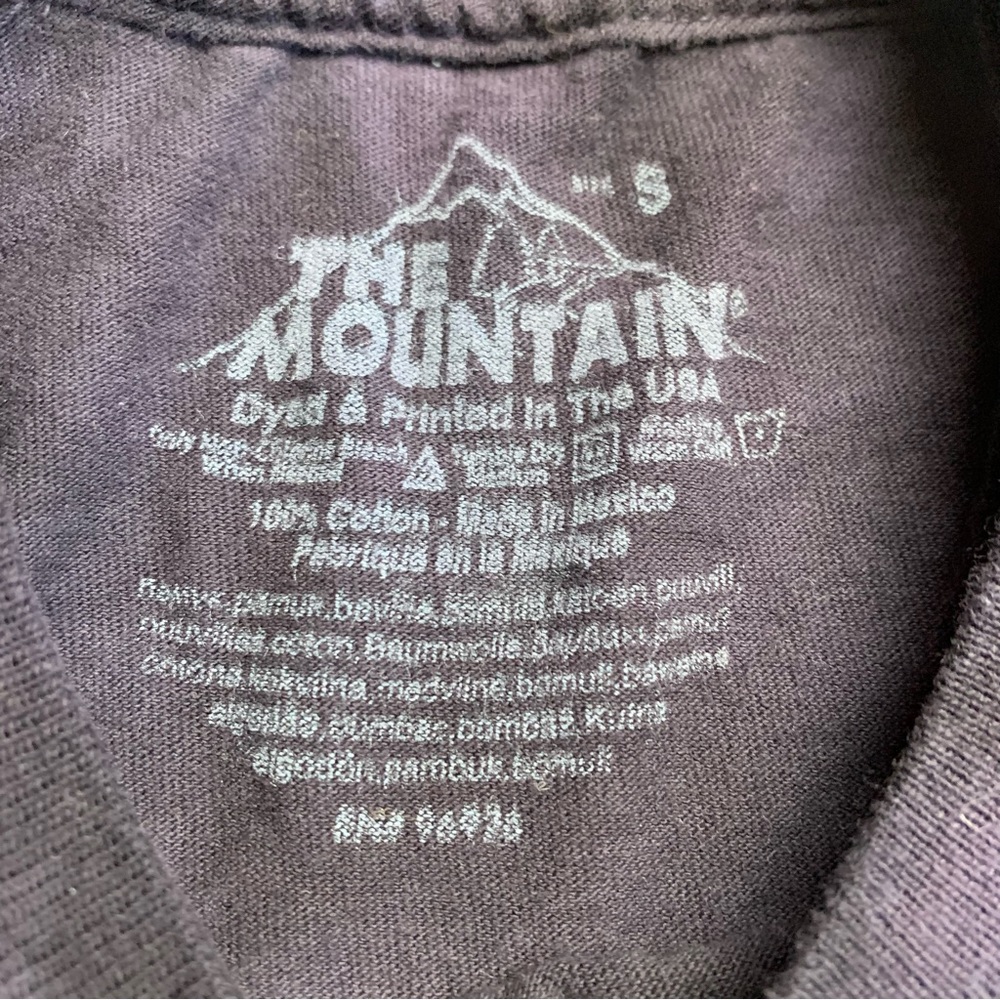 The Mountain Purple Tie Dye Cat Graphic T Shirt Zodiac Small Grunge - Picture 3 of 6